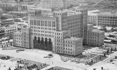 М. А. Усейнов. Академгородок в Баку. Главное здание. 1954