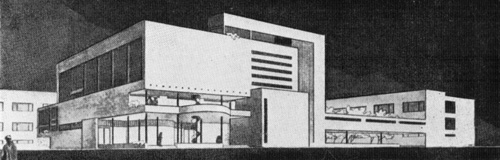М. Я. Гинзбург, И. Ф. Милинис. Дом правительства в Алма-Ате. 1928—1931