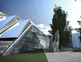 Заха Хадид. Zaha Hadid Architects: Eli and Edythe Broad Art Museum, Michigan State University, USA (Музей искусства Мичиганского университета Эли и Эдит Брод, Мичиган, США), 2007—