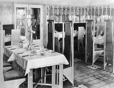 Чарльз Рени Макинтош. Charles Rennie Mackintosh. Salon de Luxe in the Willow Tea Rooms, 1903