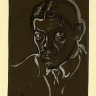 А.И. Гегелло. Автопортрет. 1914 г.