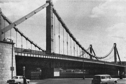 А. В. Власов. Крымский мост в Москве. 1936—1938