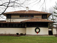 Фрэнк Ллойд Райт (Frank Lloyd Wright): F. B. Henderson House, Elmhurst, Illinois (Дом Ф.Б. Хендерсона, Элмхерст, Иллинойс), 1901