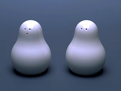 Шин и Томоко Азуми. Shin&Tomoko Azumi. Salt and Pepper Shakers – «Snowman»