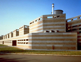 Mario Bellini. Марио Беллини. AEM new offices in Cassano D'Adda. Cassano D'Adda (MI), Italy. 1985 - 1990