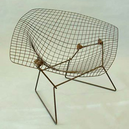 Harry Bertoia. Гарри Бертойя. Lounge chair. «Diamond». 1952