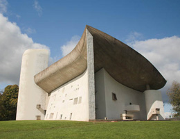 Le Corbusier. Ле Корбюзье. Chapelle Notre Dame du Haut, Роншан (Ronchamp), Франция. 1950-1954