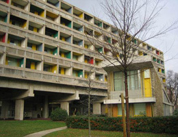 Le Corbusier. Ле Корбюзье. Maison du Brésil, Университетский городок, Париж. 1957