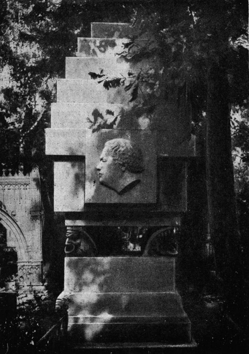 И.А. Фомин. Памятник на могиле И.В. Тартакова 1923 г.