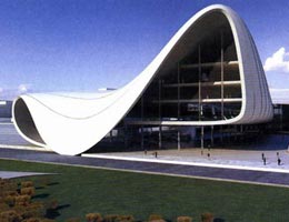 Заха Хадид. Zaha Hadid Architects: Heydar Aliyev Merkezi Cultural Center (Культурный центр им. Гейдара Алиева, Баку, Азербайджан), 2007—