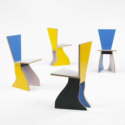 Alessandro Mendini. Алессандро Мендини. Chairs (set of 4), 1983