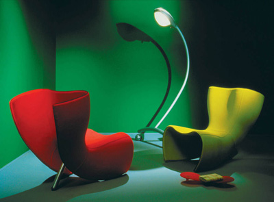 Marc Newson. Марк Ньюсон. Felt Chair, 1989