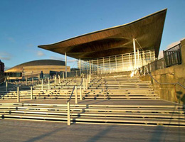 Ричард Роджерс (Richard Rogers): National Assembly for Wales, Cardiff, Wales, UK (Национальная Ассомблея Уэльса), 1998—2005 