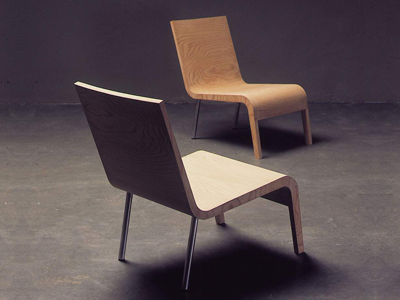 Maarten van Severen. Маартен ван Северен. Low chair, Aiki, 1993