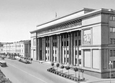 Здание Института Маркса, Энгельса, Ленина(ИМЭЛ) в Тбилиси. 1933—1938