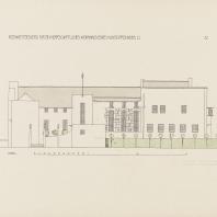 Charles Rennie Mackintosh. House for an Art Lover, competition entry. N. elevation. 1901–2