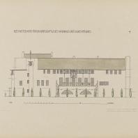 Charles Rennie Mackintosh. House for an Art Lover, competition entry. S. elevation. 1901–2