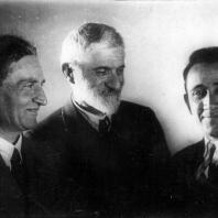 М. Сарьян, А. Таманян, М. Мазманян. Ереван, 1931 год