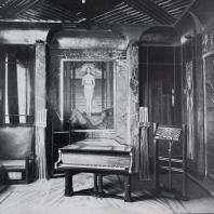 Музыкальная гостиная в доме Петера Беренса, Mathildenhöhe, Darmstadt, 1901 г.