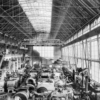Машинный зал AEG Turbine, Berlin-Moabit. 1908–1909. Peter Behrens