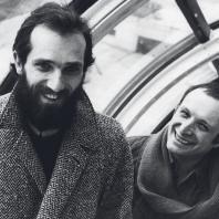 Ренцо Пиано и Ричард Роджерс в Центре Помпиду, Париж